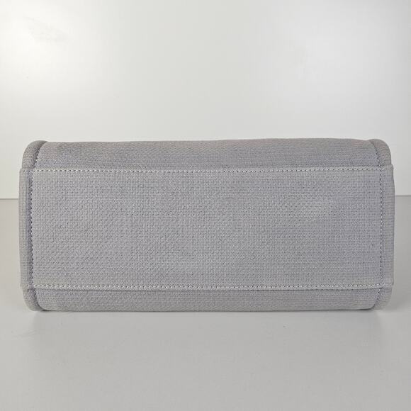 Chanel Small NM Deauville Canvas Tote Gris / Gray - Picture 9 of 14